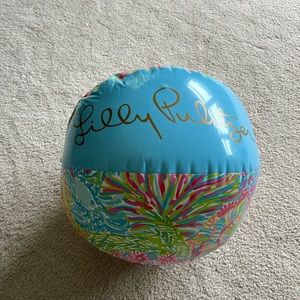 Lilly Pulitzer beach ball.